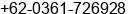 Fax number of Mr. Guro Franky Siagian at Denpasar