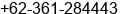 Phone number of Mr. Stefanus Manurung at Denpasar